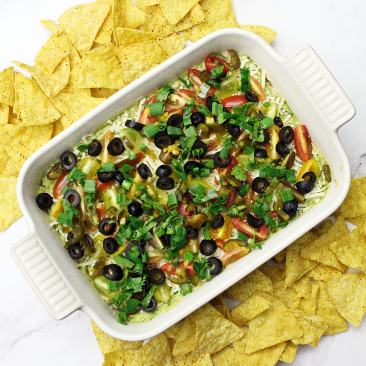 Healthy 7 Layer Dip