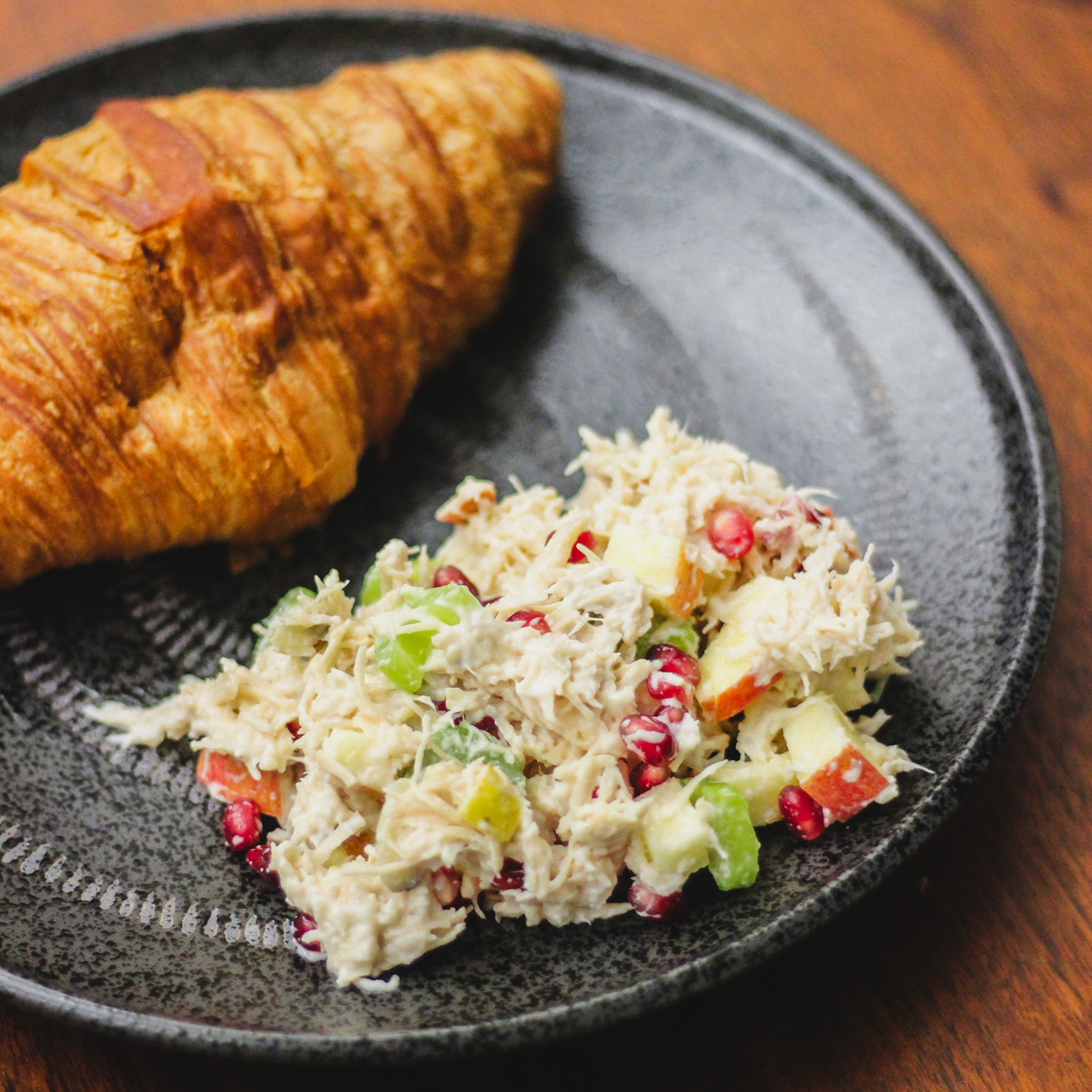 Pomegranate Apple Chicken Salad