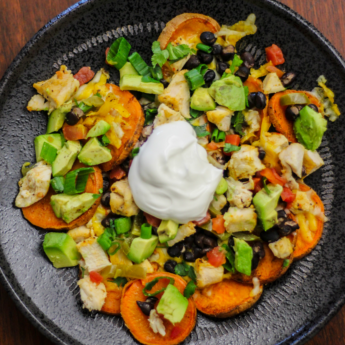 Loaded Sweet Potato Nachos