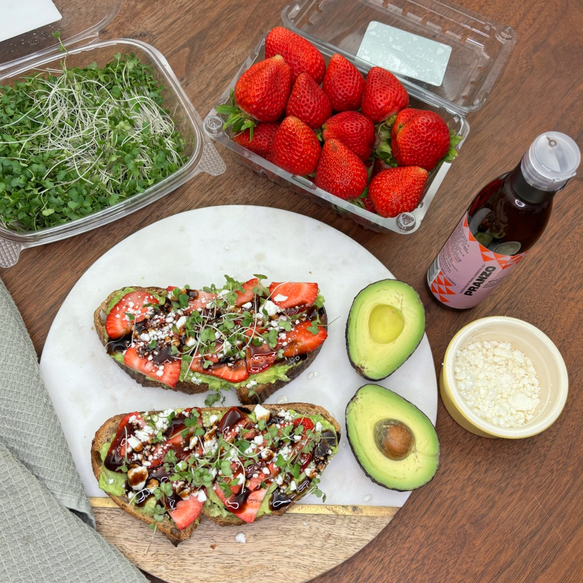 Strawberry Avocado Toast