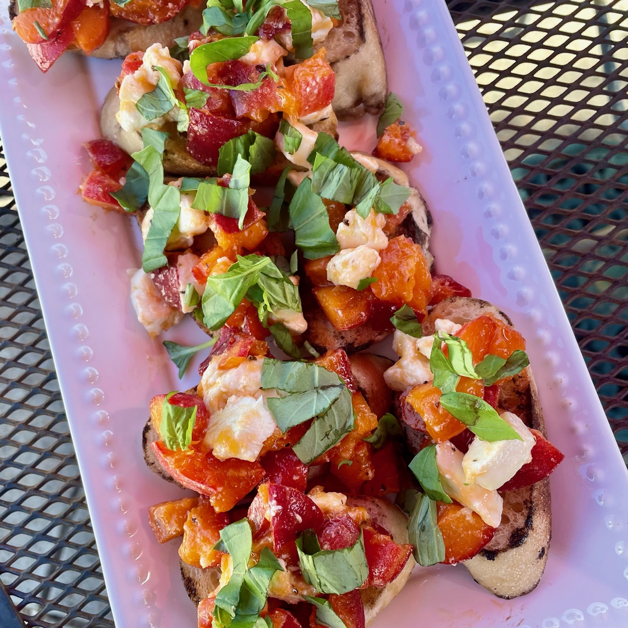 Apricot Bruschetta