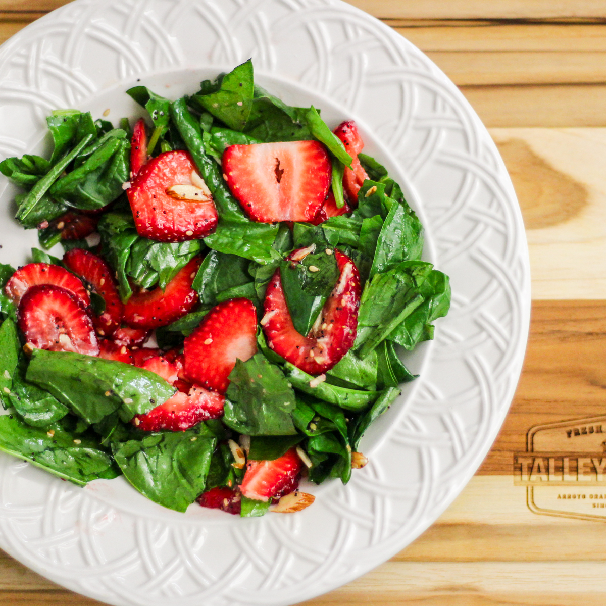 Strawberry Spinach Salad