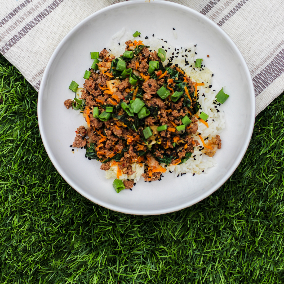 Bok Choy and Beef Bulgogi Bowl