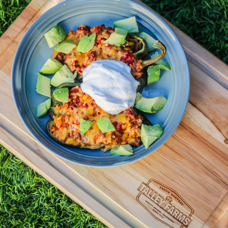 Southwest Stuffed Poblano Peppers