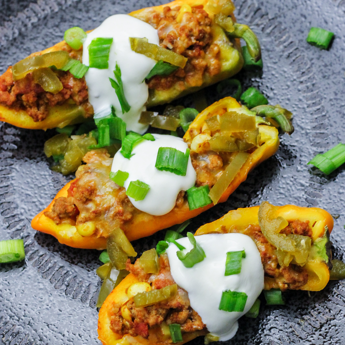 Taco Stuffed Sweet Peppers