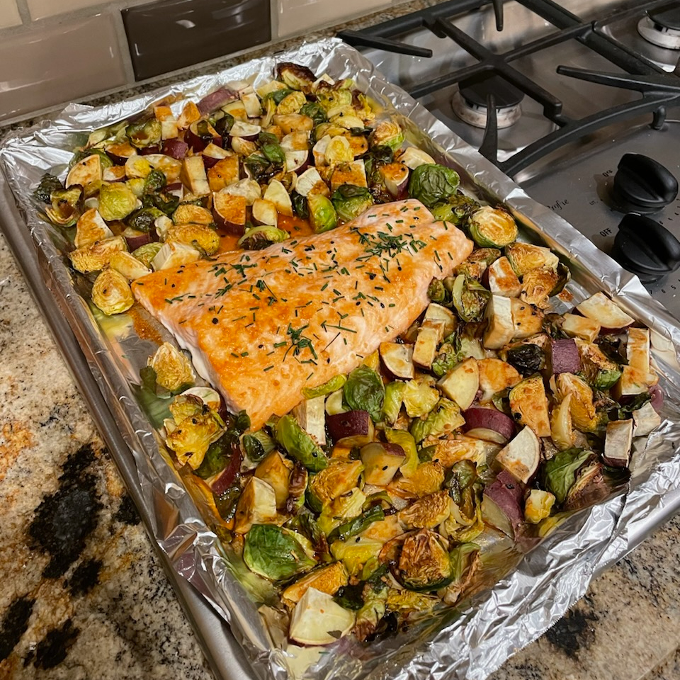 Sheet Pan Miso Salmon