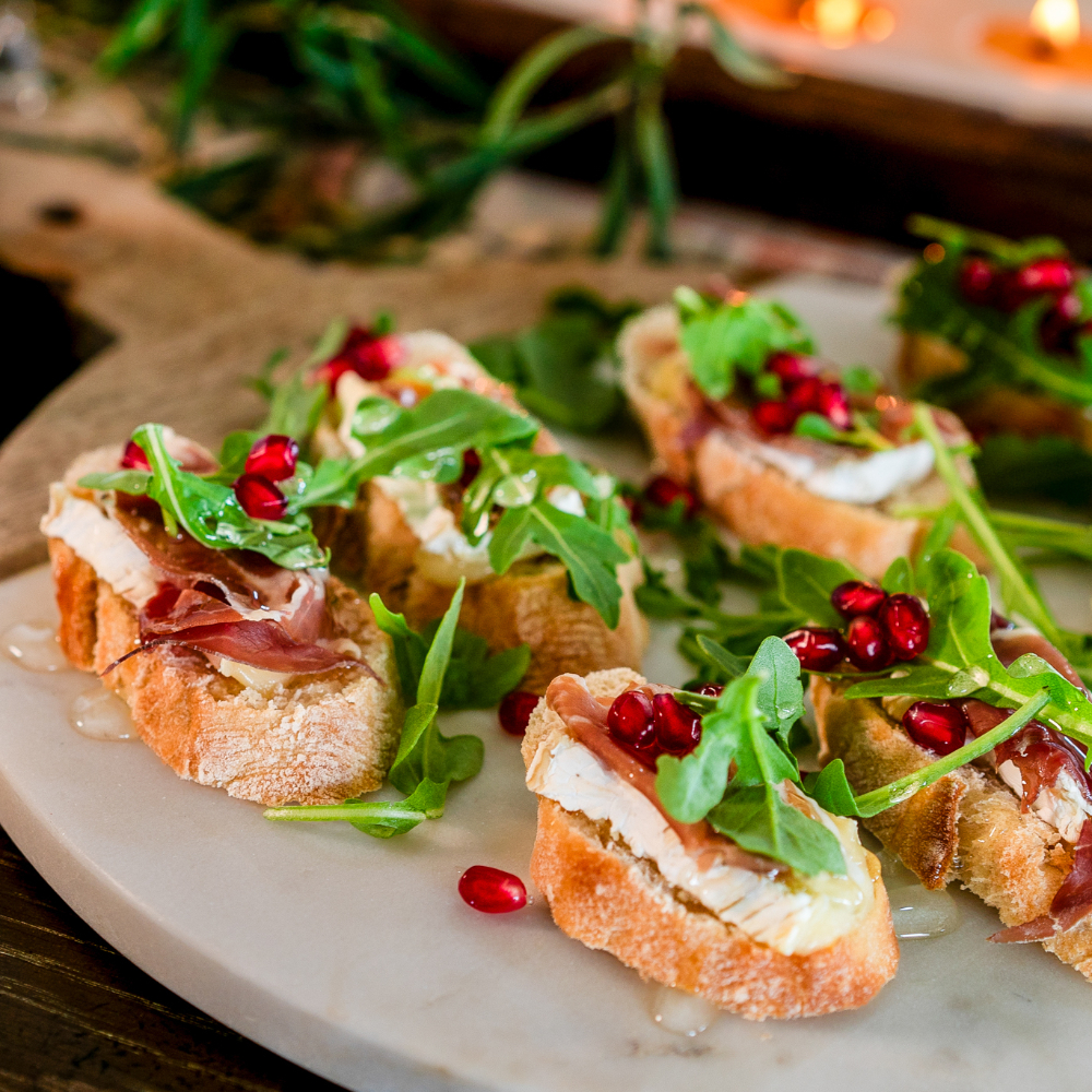 Apple and Brie Crostini