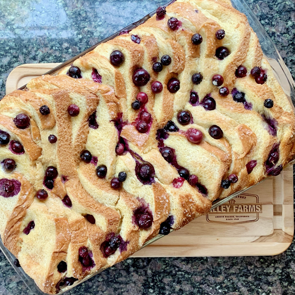 Blueberry French Toast Bake