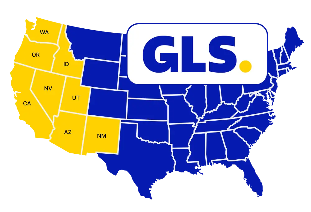 GLS Delivery Map