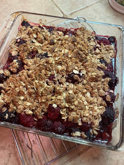 Blackberry Crumble