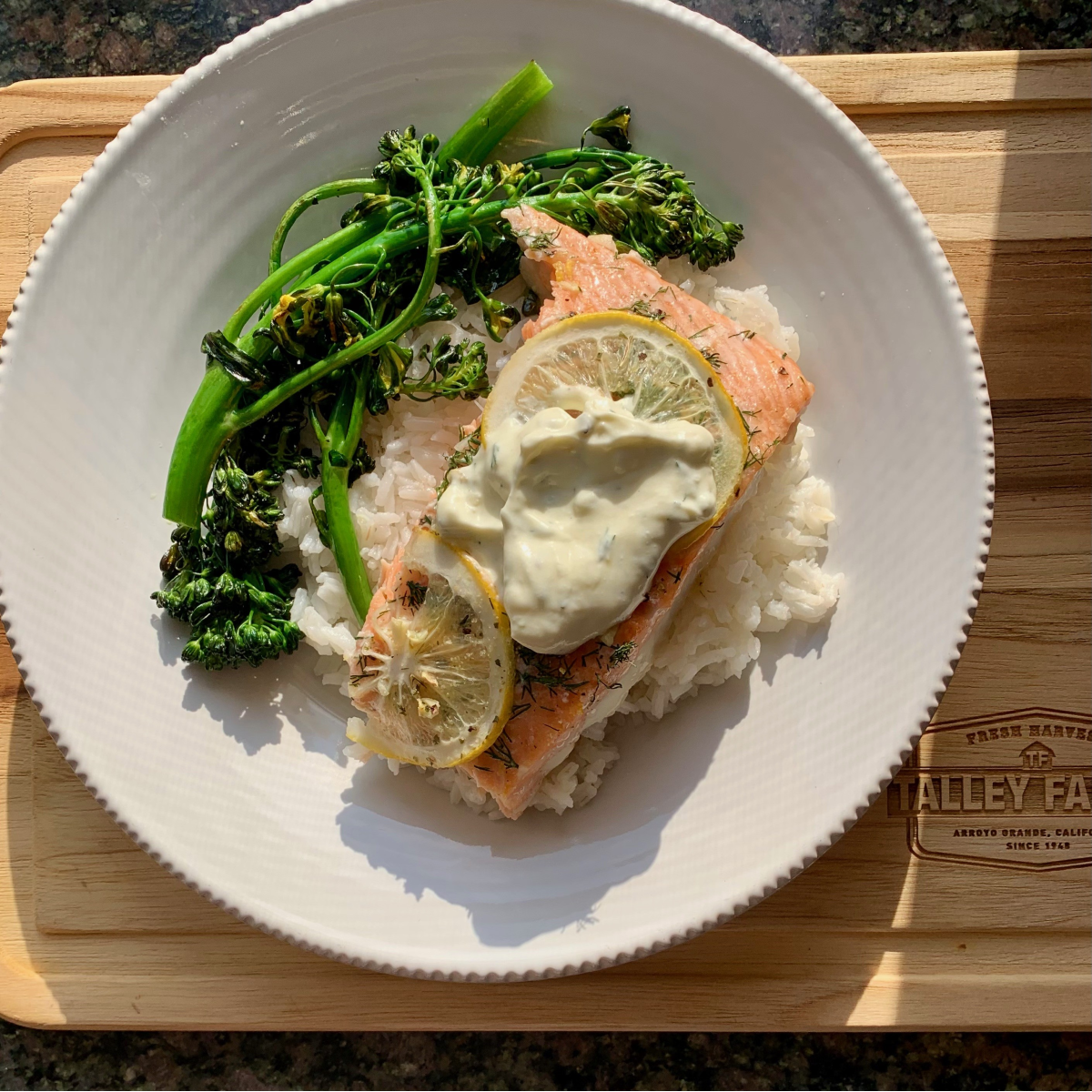 Salmon with Lemon and Dill