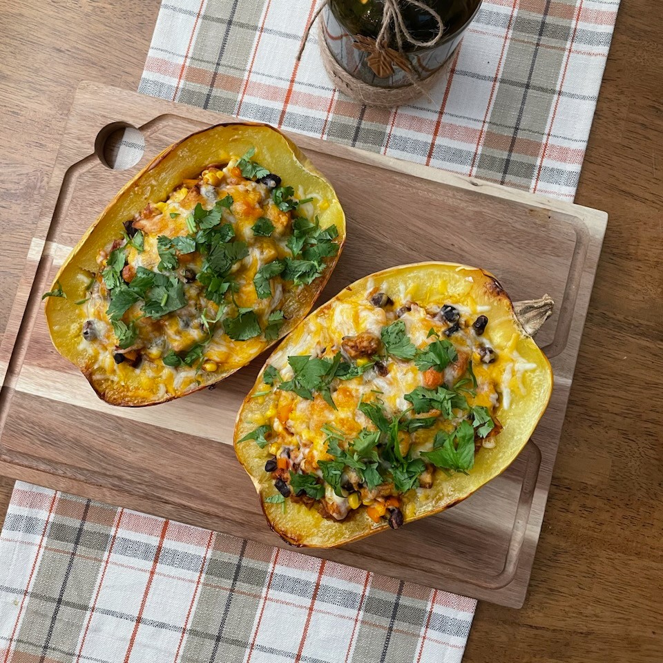 Spaghetti Squash Burrito Bowls