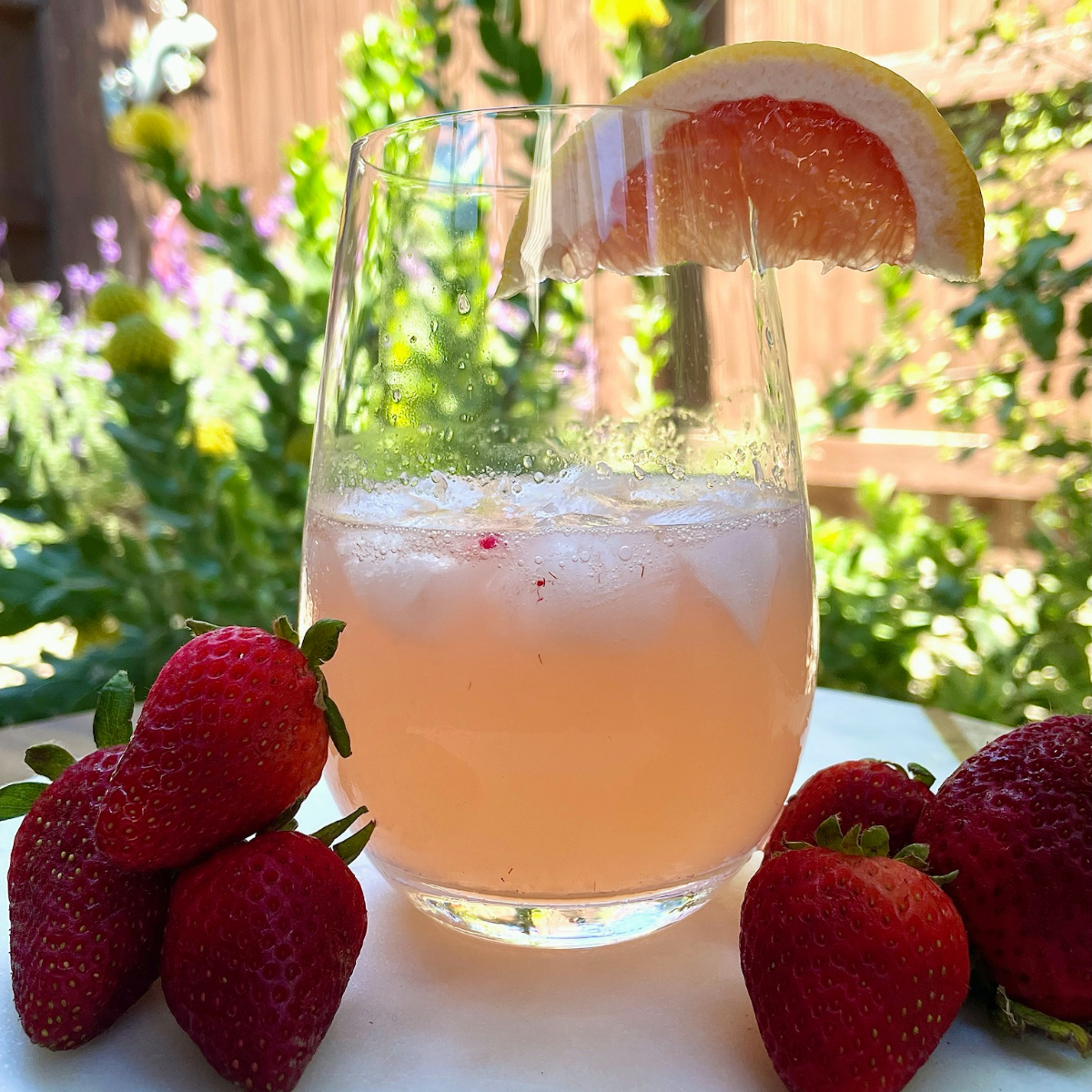 Strawberry Grapefruit Paloma